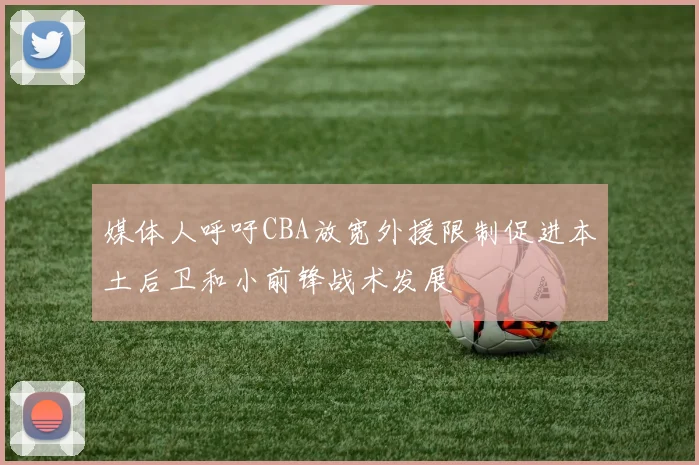 媒体人呼吁CBA放宽外援限制促进本土后卫和小前锋战术发展